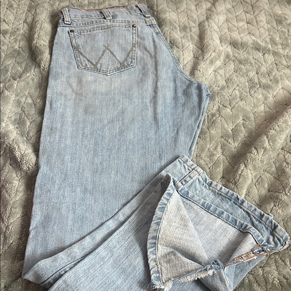 Wrangler Light Blue Bootcut Men's Jeans